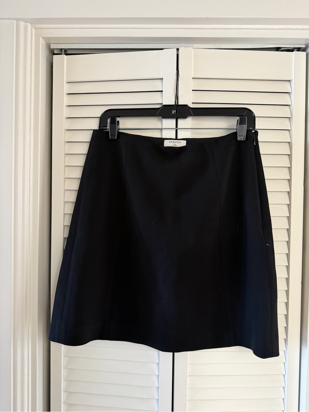 Aritzia Black Mini A-Line Skirt